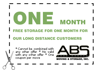 one month free storage for our long distance customers